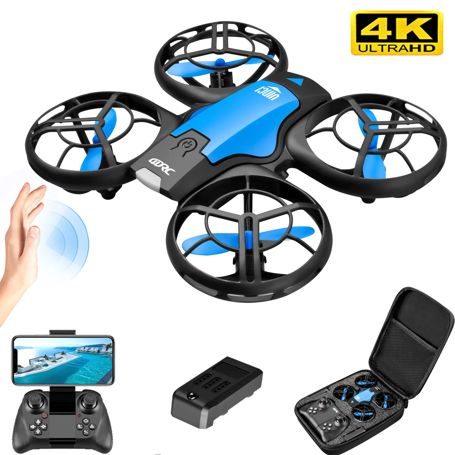 Drone Battery Case - V8 New Mini Drone 4K Professional