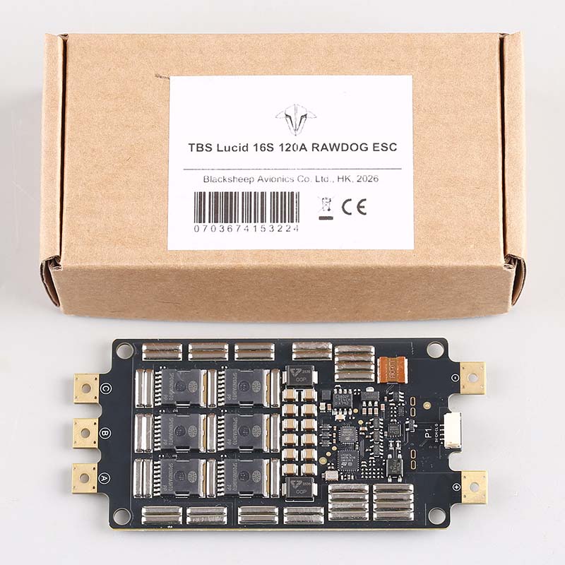 TBS LUCID 16S 120A RAWDOG ESC, - огляд і ціна Drone Battery High Voltage